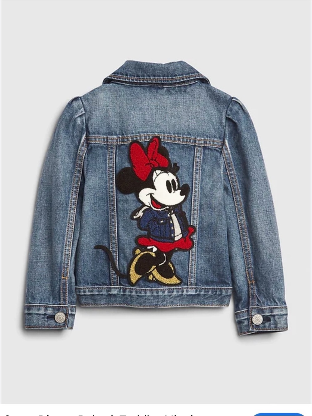 Girls Gap x Disney Minnie Mouse denim jacket
